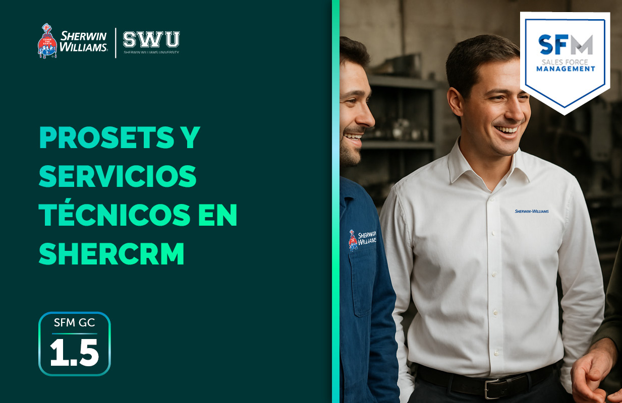 SFM GC 1.5: PROSETS Y SERVICIOS TÉCNICOS EN SHERCRM