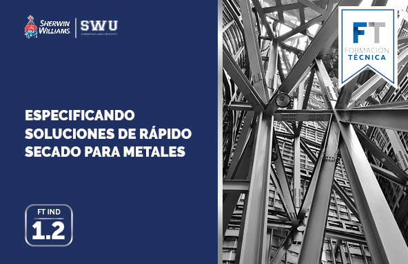 FT IND 1.2: ESPECIFICANDO SOLUCIONES DE RÁPIDO SECADO PARA METALES