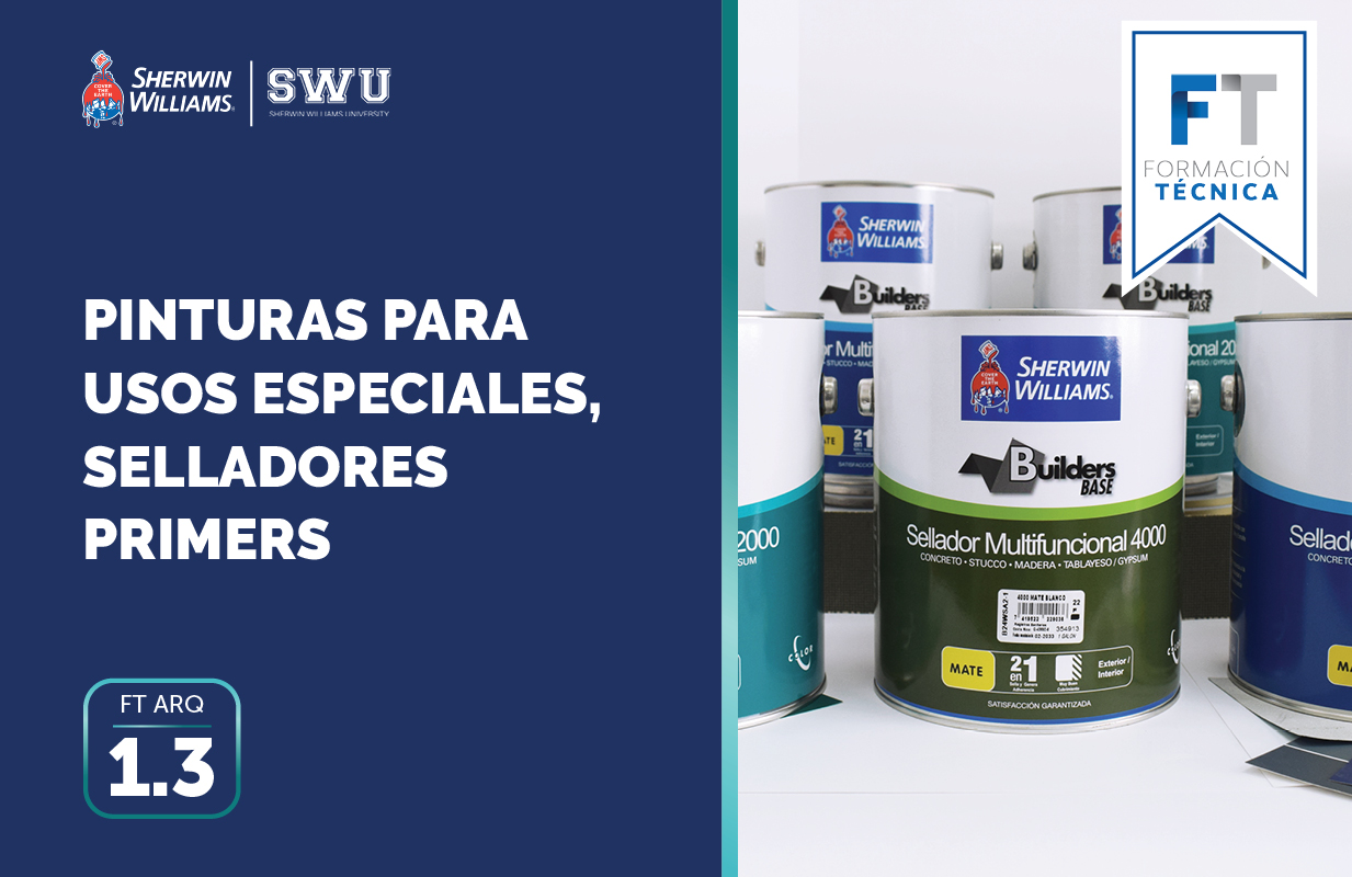 FT ARQ 1.3: PINTURAS PARA USOS ESPECIALES, SELLADORES PRIMER